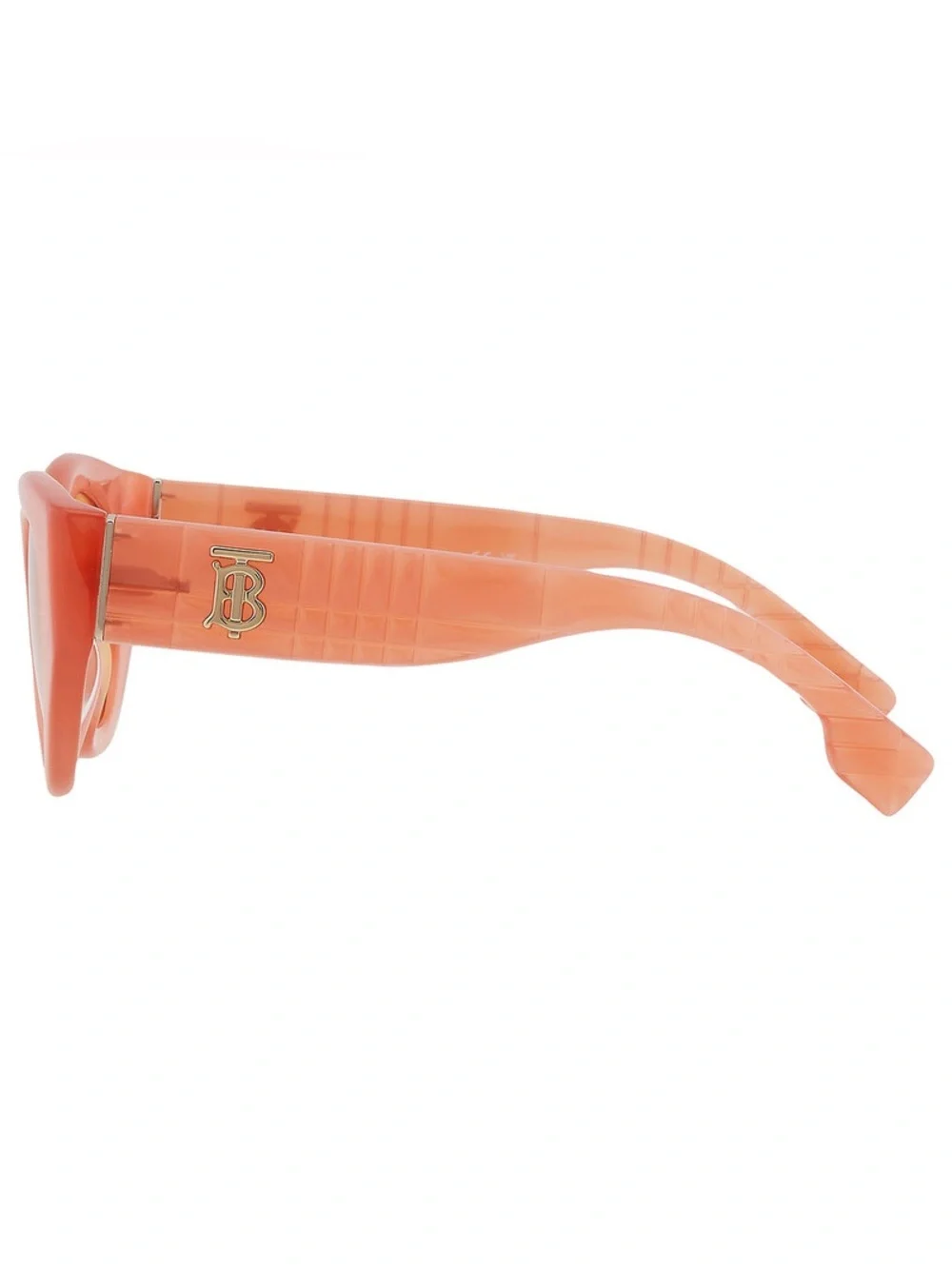 BURBERRY ORANGE ROUND SUNGLASSES - Picture 3 of 13